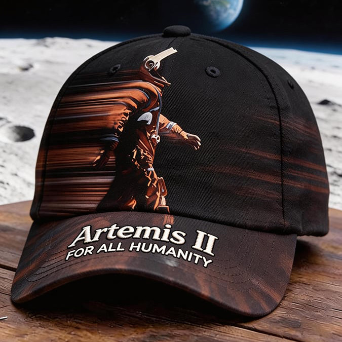 Artemis II 2026 Rocket Launch Hat NASA Moon Mission 2026 Baseball Cap Gift Idea For Fans