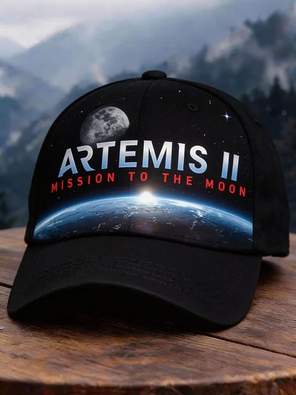Artemis II Merch Mission To The Moon Hat Artemis 2 Space Mission Nasa Artemis II Merchandise