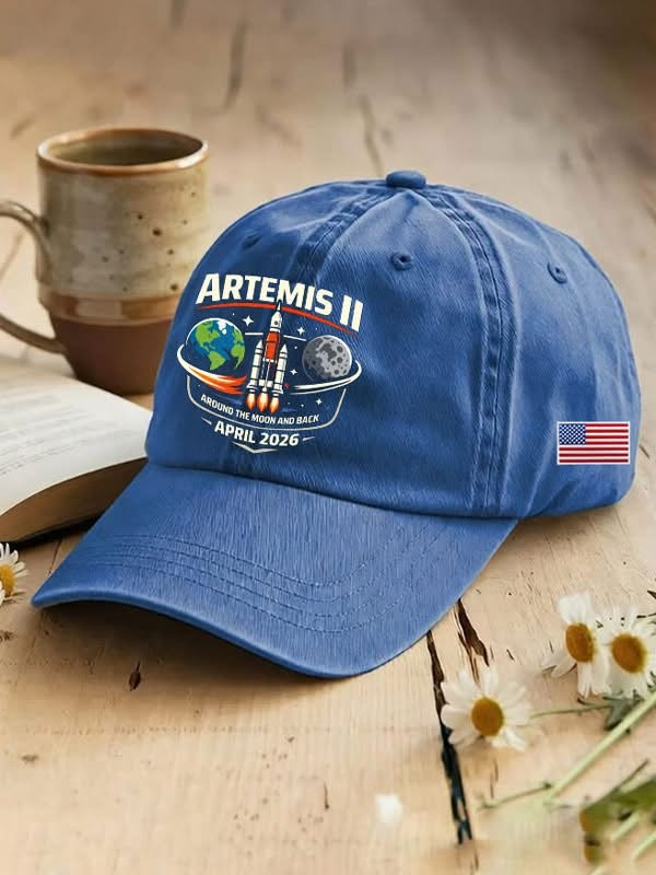 Artemis II Merch Rocket Hat 2026 Moon Space Exploration Nasa Artemis 2 Merch Cap Unique