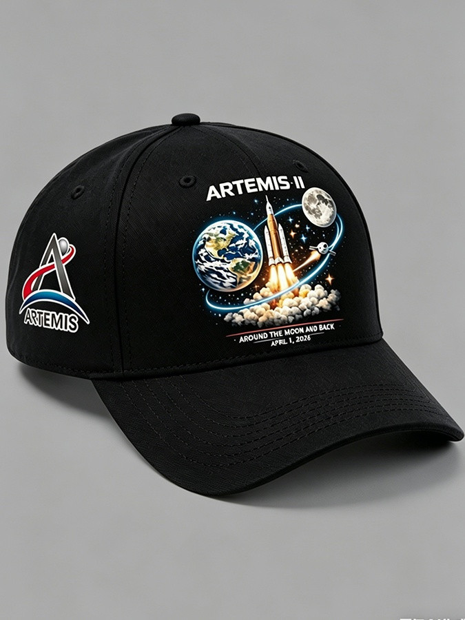 Artemis II Mission Hat NASA Back To The Moon 2026 Baseball Cap Space Geek Gift For Him