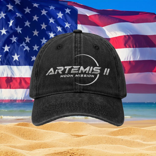 Artemis II Moon Mission Baseball Cap Space Exploration American Apparel Gifts For Teens
