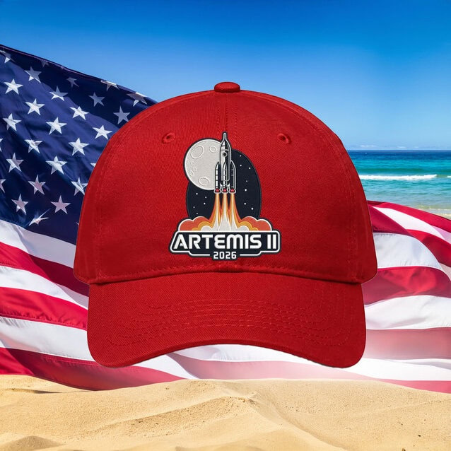 Artemis II Rocket Launch Cap Space Exploration Mission Dad Hat Gift For Her