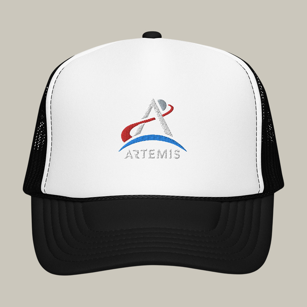 Artemis NASA Trucker Hat NASA Moon Landing 2026 Trucker Cap Present For Dad Artemis NASA Trucker Hat NASA Moon Landing 2026 Trucker Cap Present For Dad - Image 1