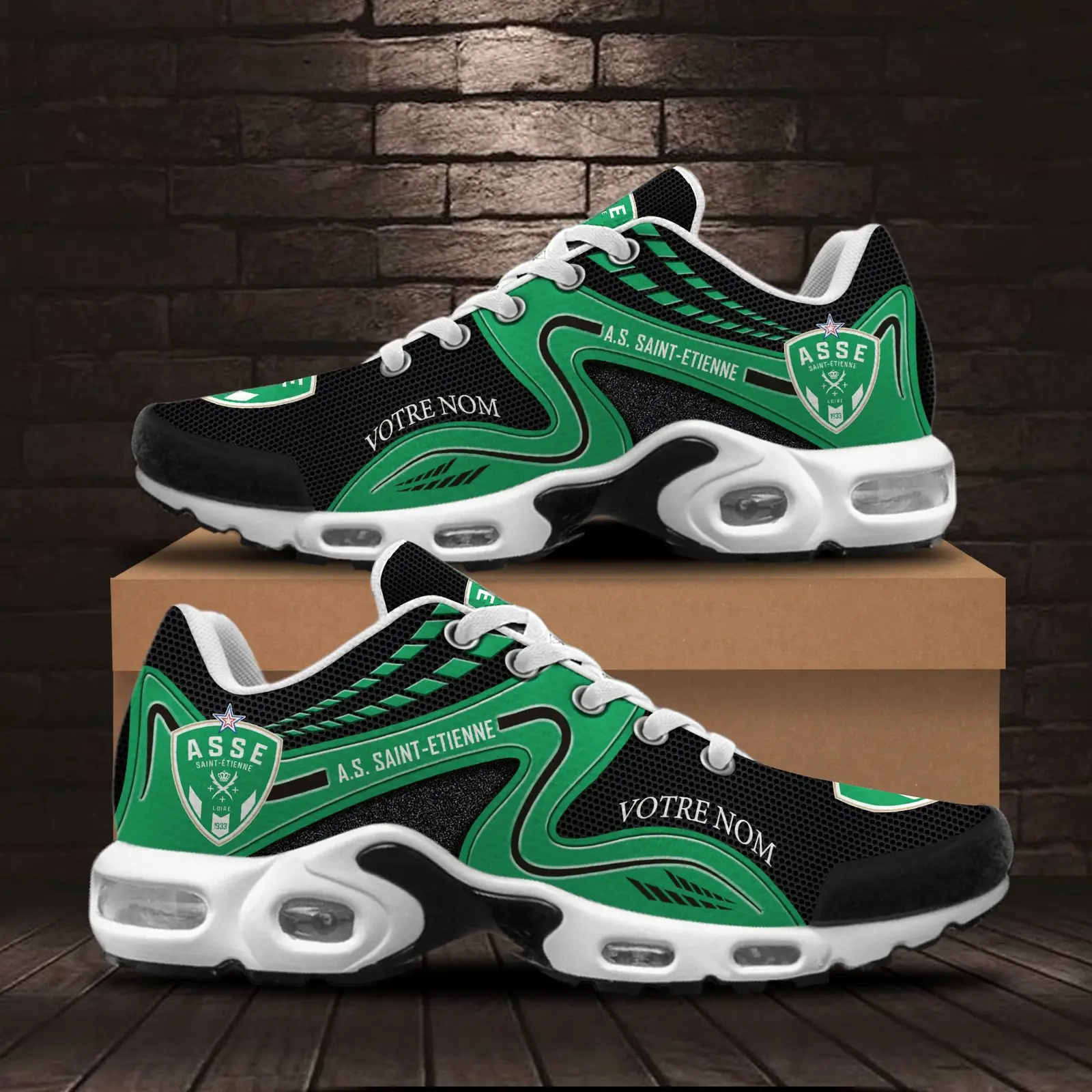 AS Saint-?tienne Air Max Plus Shoes Sneakers For Men And Women