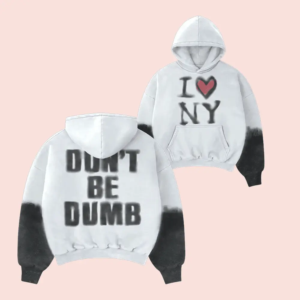 ASAP Rocky Don't Be Dumb Merch I Heart NY Hoodie ASAP Rocky Merch Best Gifts For Rap Lovers