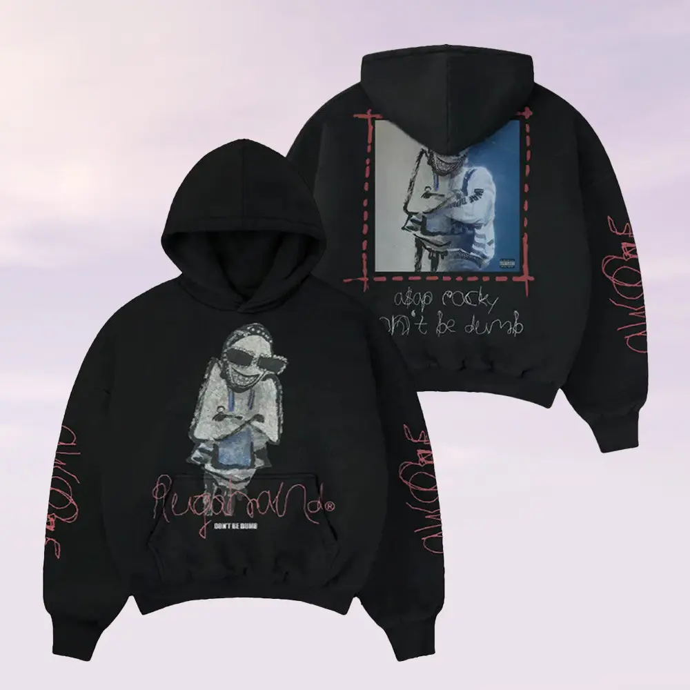 Asap Rocky Merch Rugahand Hoodie Don't Be Dumb Apparel Gifts For Rapper Fans