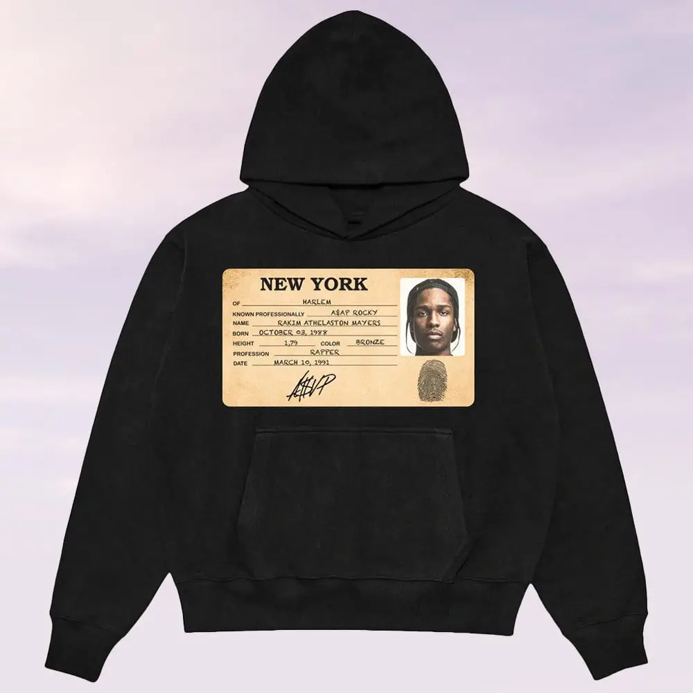 ASAP Rocky Merch Who's ASAP Rocky Graphic Hoodie Hip Hop Aesthetic Clothes Gifts For Him