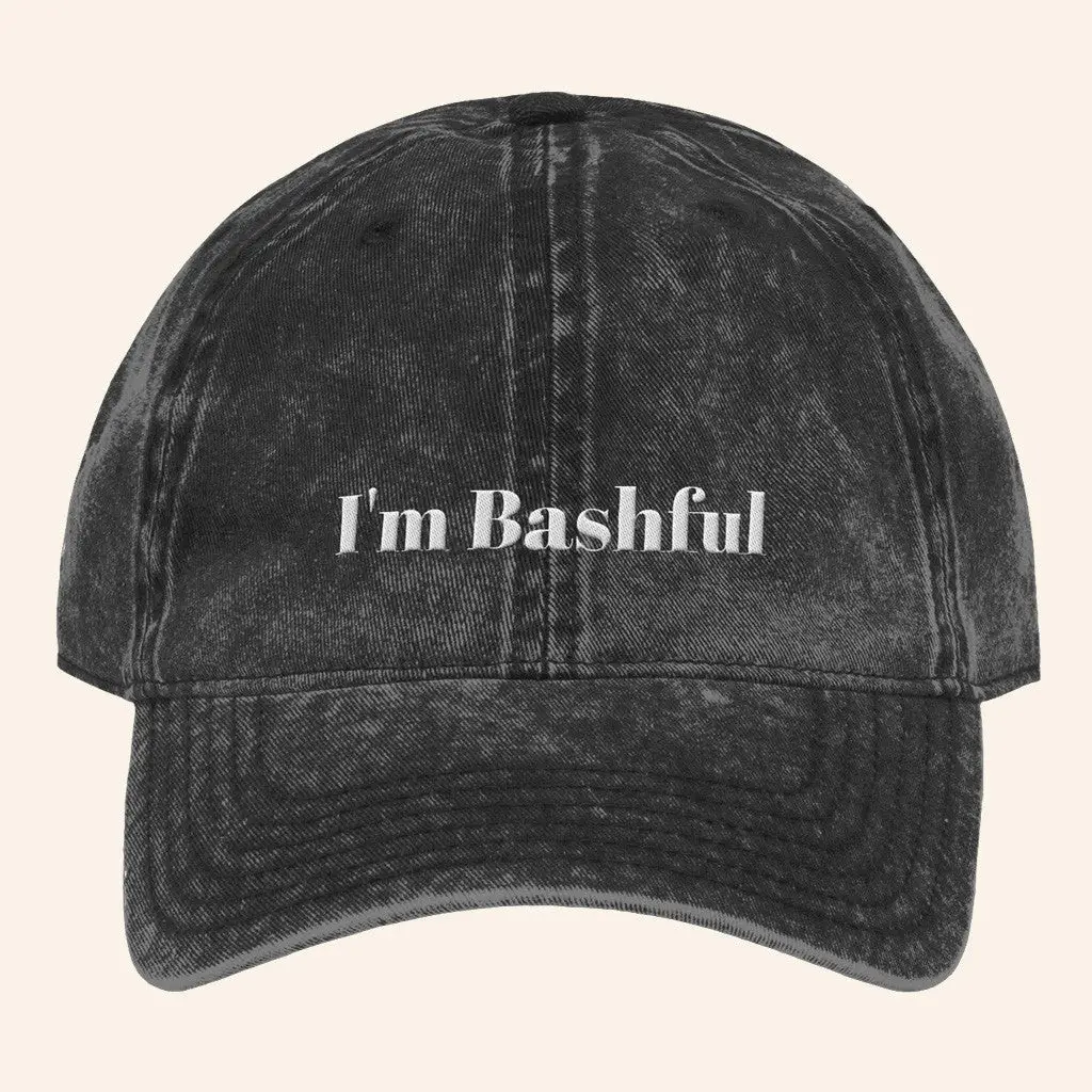 Ashby Merch Embroidered I'm Bashful Hat Lorax Serious Merch Birthday Gifts For Friends - Wear&Decor Ashby Merch Embroidered I'm Bashful Hat Lorax Serious Merch Birthday Gifts For Friends - Wear&Decor - Image 1