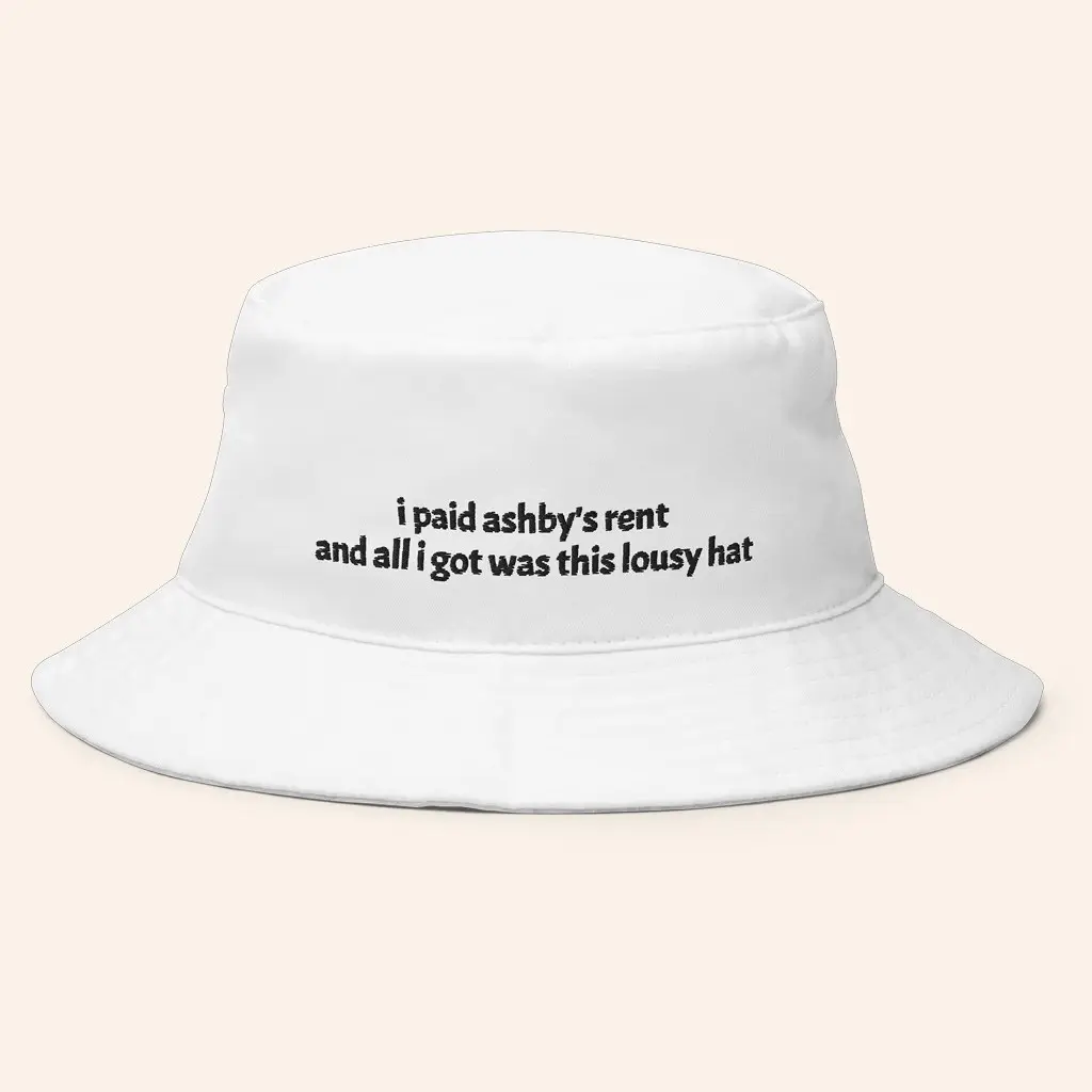 Ashby Merch I Paid Ashby's Rent Bucket Hat Lorax Silly Merch Gifts For Besties -WearandDecor