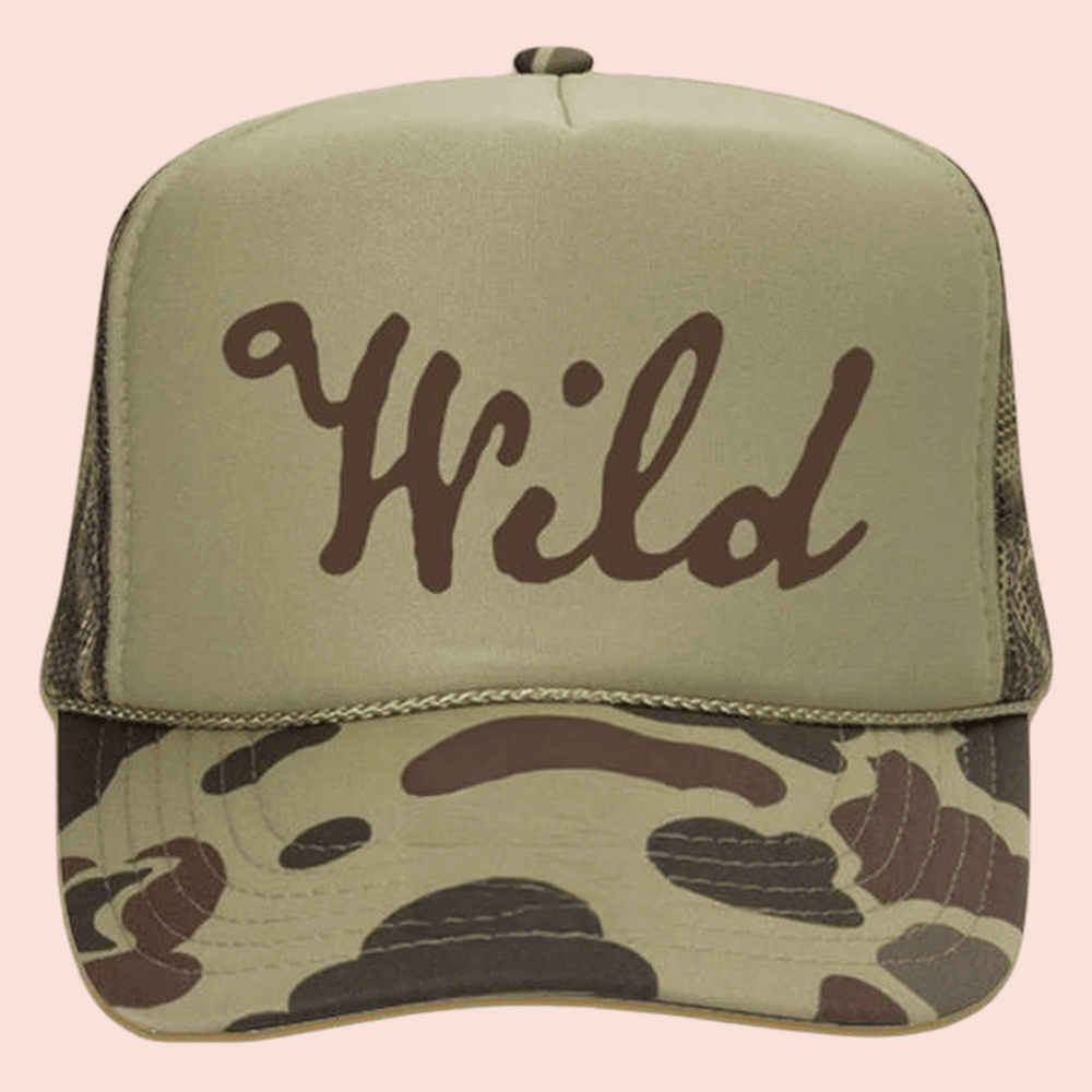 Ashley Mcbryde Merch Wild Camo Foam Trucker Cap Gift For Her