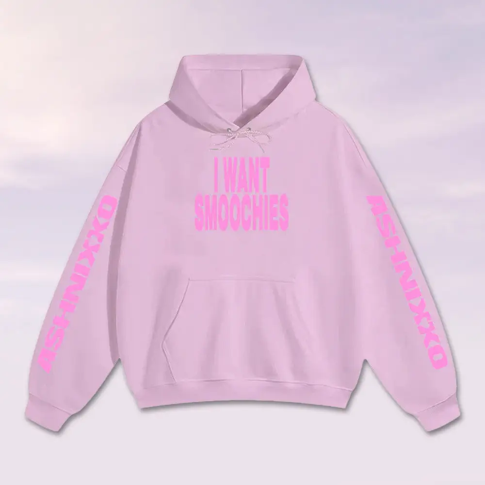 Ashnikko Merch Hoodie I Want Smoochies Christmas Gifts Ideas For Girlfriend