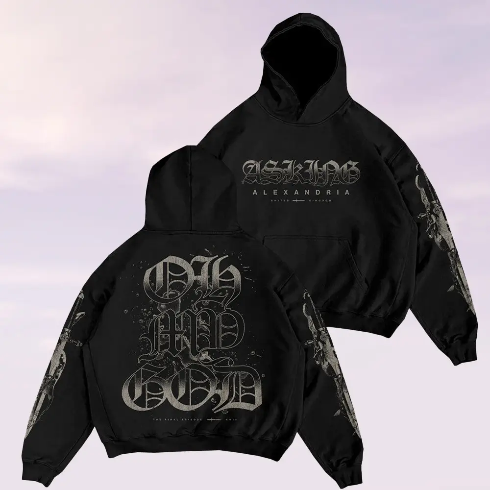 Asking Alexandria Merch OMG Hoodie Alternative Fashion Apparel Birthday Gifts For Rock Fans