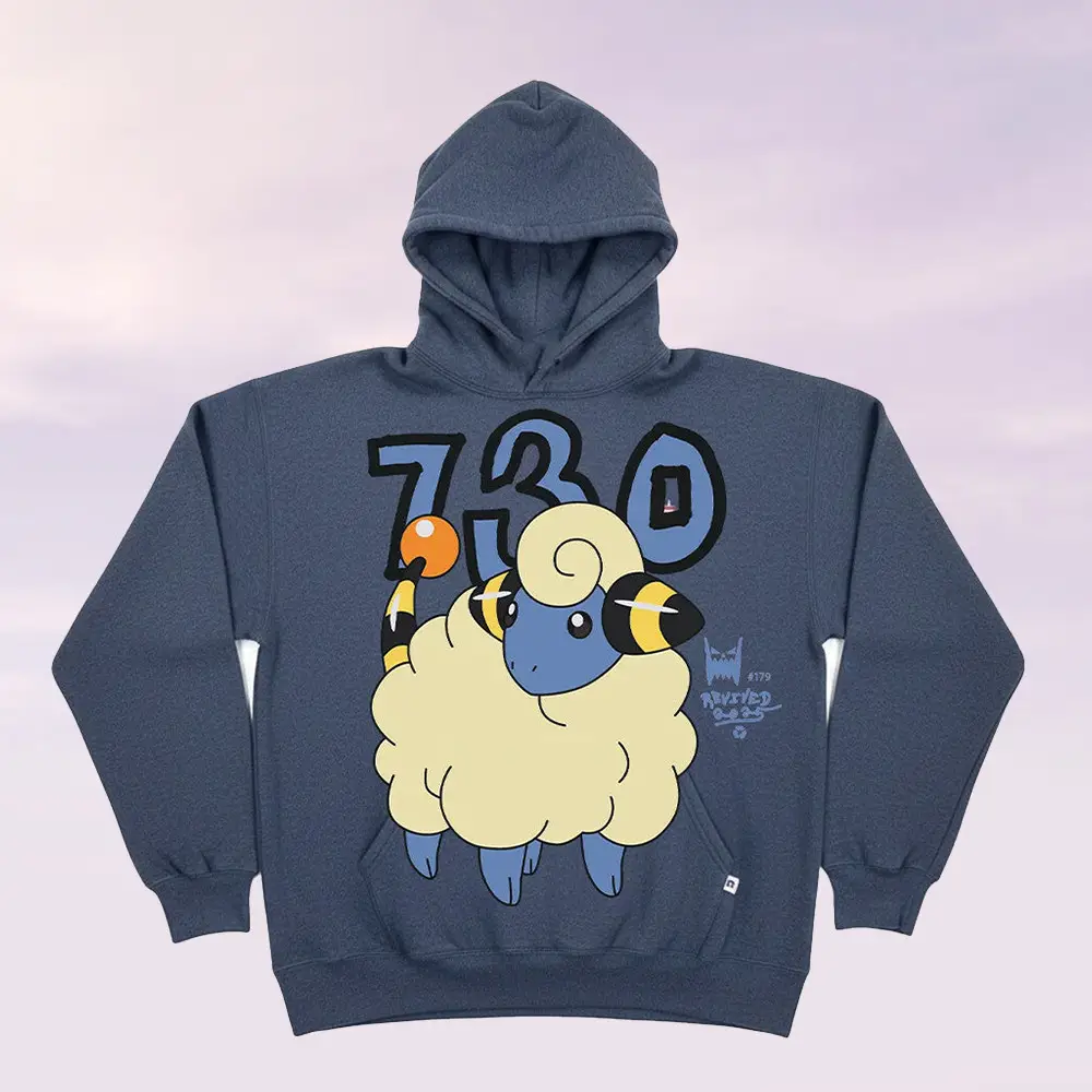 Asspizza Merch Generation 2 Revived Hoodie Pokemon Mareep Clothes Pokemon Fan Gift Ideas