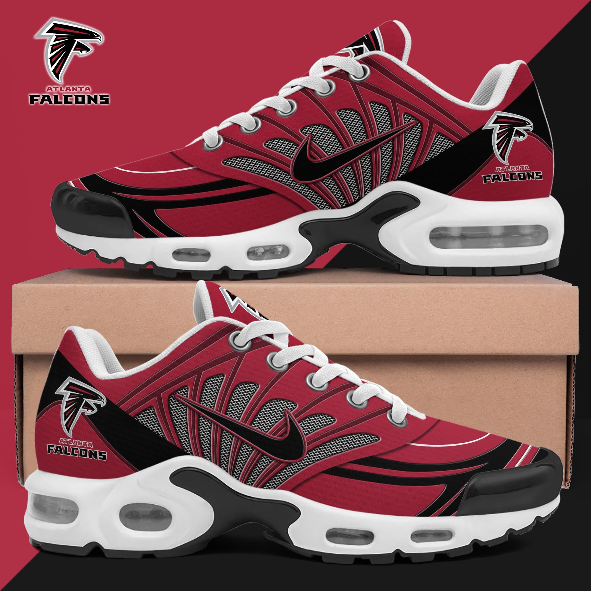 Atlanta Falcons Shoes 2026 Version Custom Name 919 Atlanta Falcons Shoes 2026 Version Custom Name 919 - Image 1