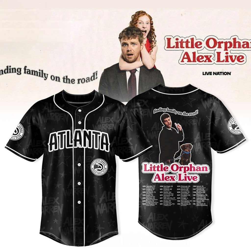 Atlanta Hawks X Little Orphan Alex Live Tour Jersey Hawks Merch Gift For A Basketball Fan
