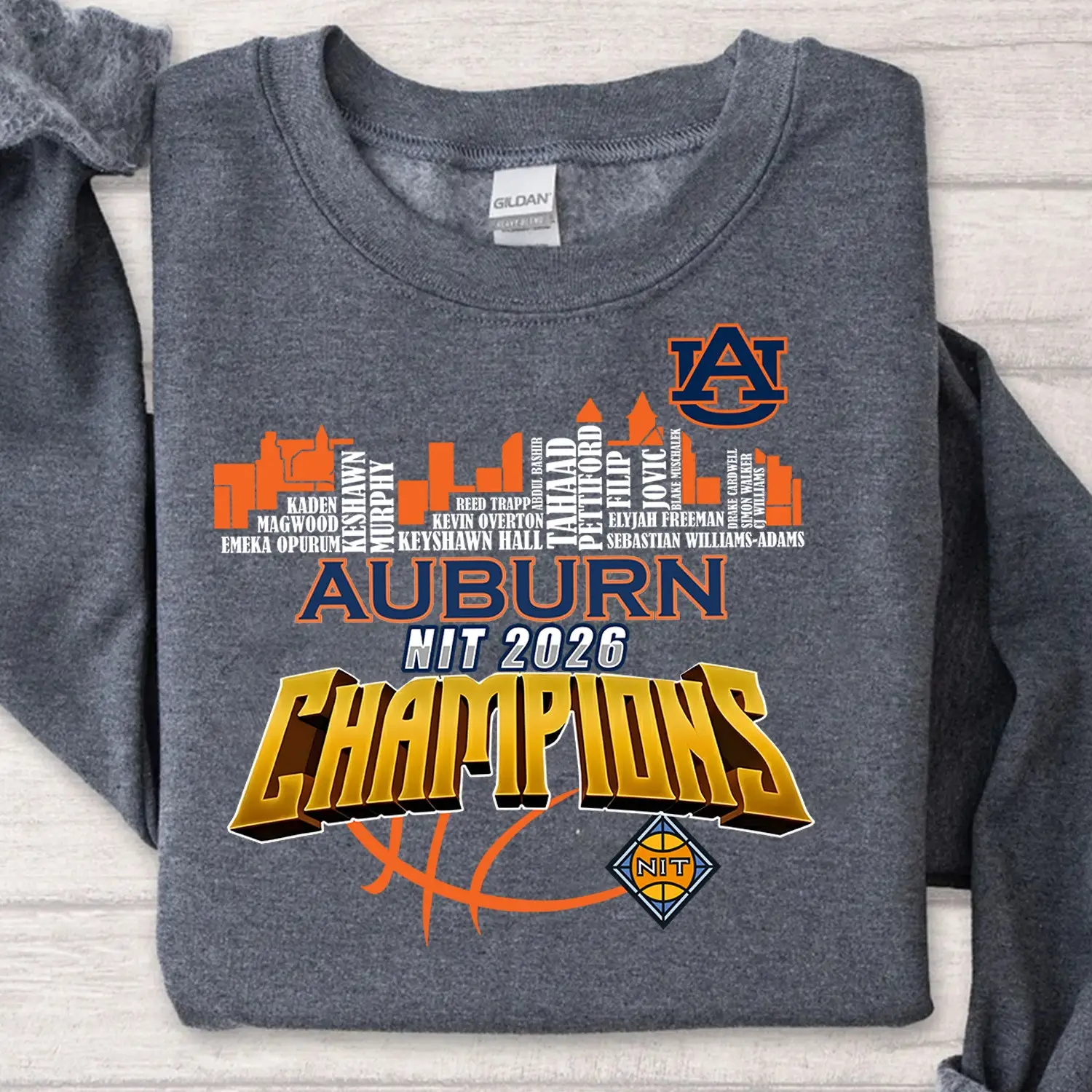 Auburn Tigers’ 2026 Sweatshirt NIT Championship Clothing Gift For Her