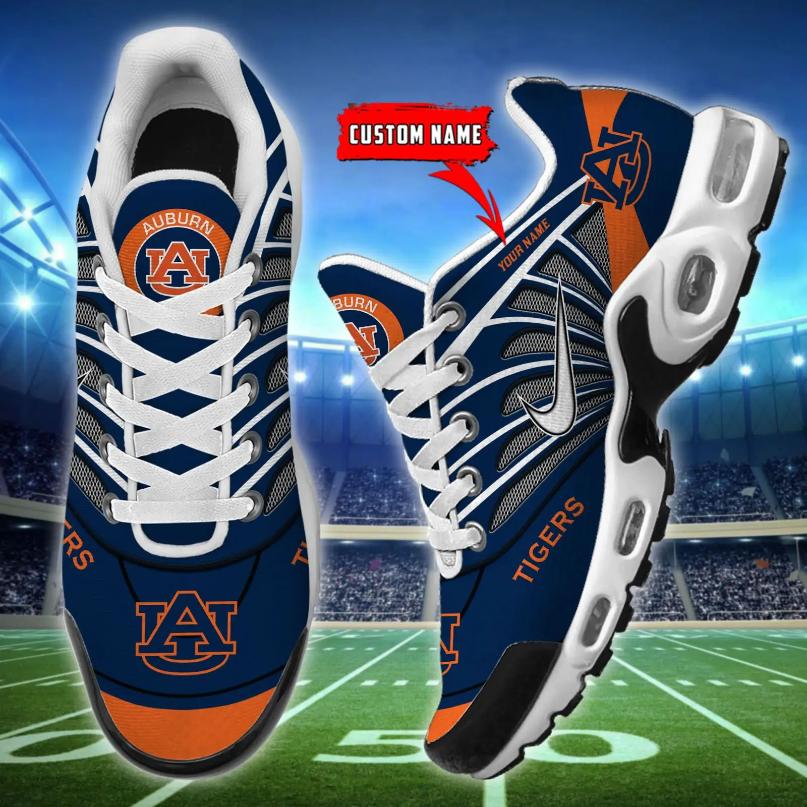 Auburn Tigers Air Max Shoes & Air Cushion Sneakers