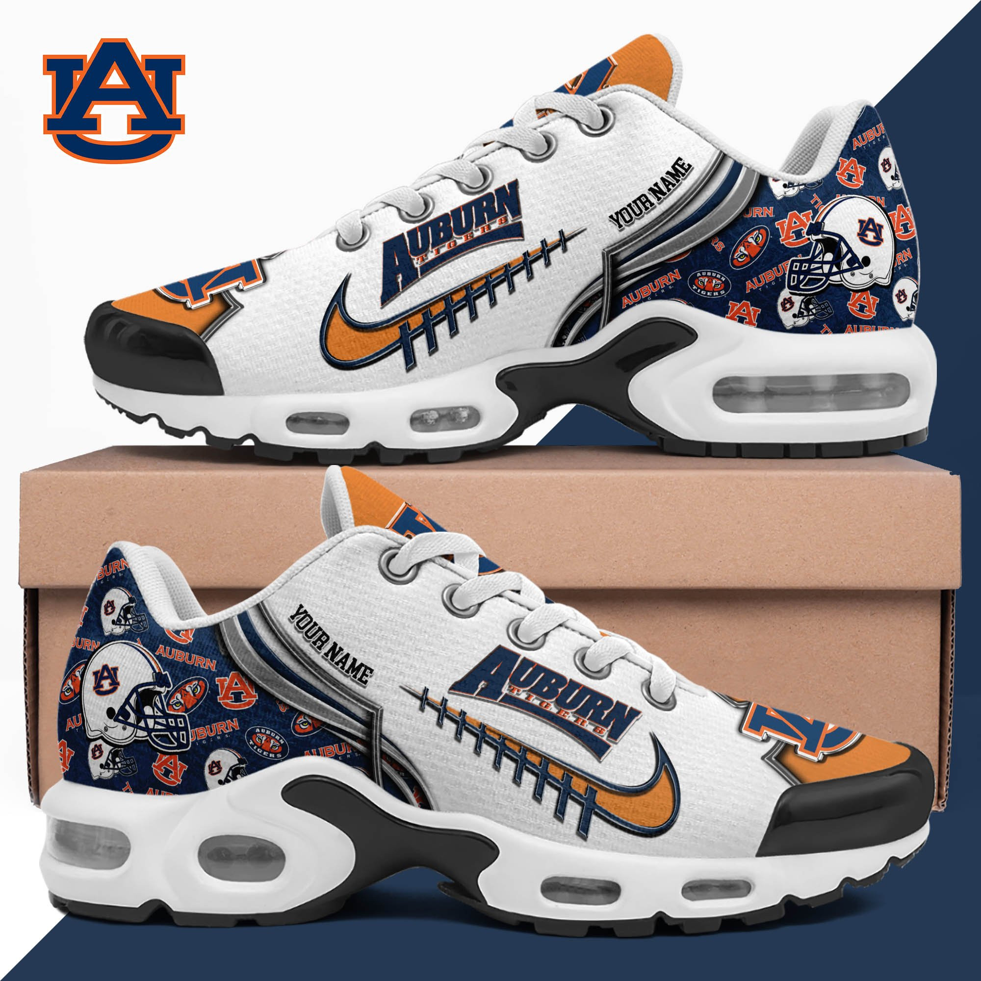 Auburn Tigers Shoes 2026 Version Custom Your Name 642