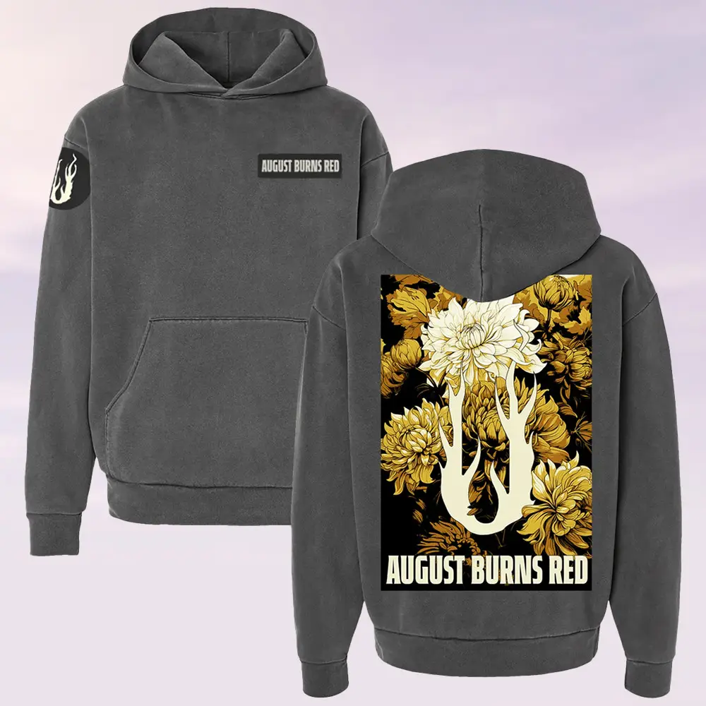 August Burns Red Merch Flower Hoodie August Burns Red Clothes Gift Ideas For Friends