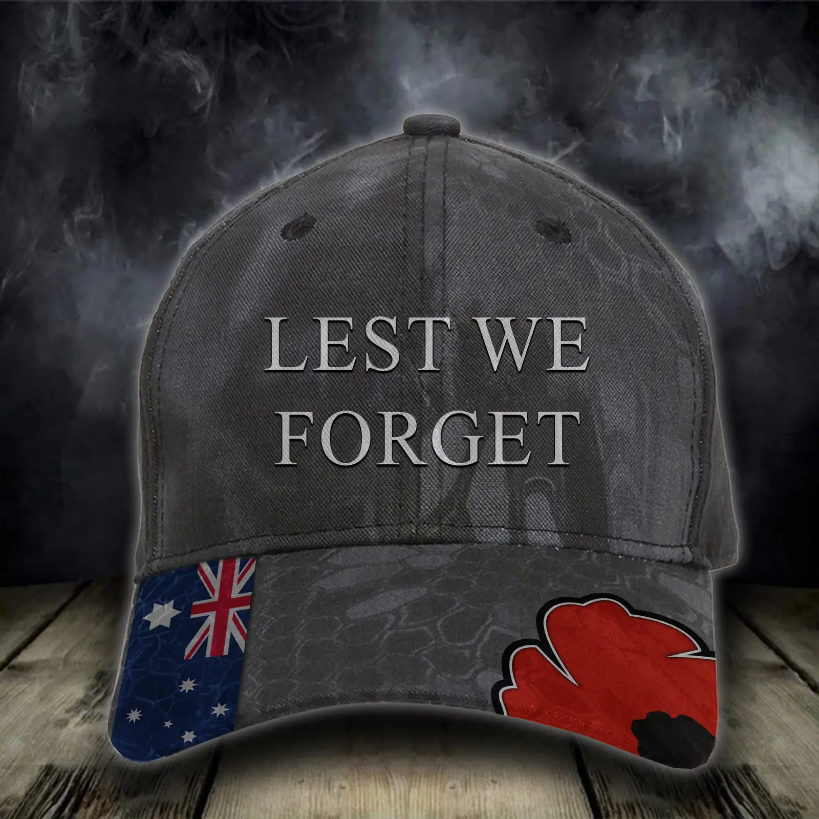 Australia Lest We Forget Hat Poppy Anzac Day Australian Hat Gifts For Men -WearandDecor