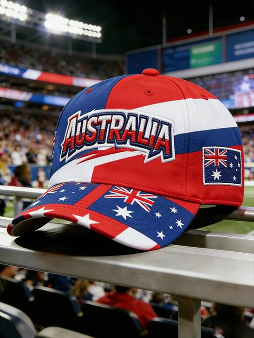 Australian Baseball Fan Dad Hat Flag America Ball Cap Gift For Baseball Fans