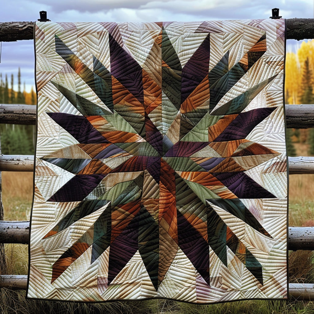 Autumn Starburst Quilted Blanket Cool Throw Blanket Gift Ideas For Elephant Lovers