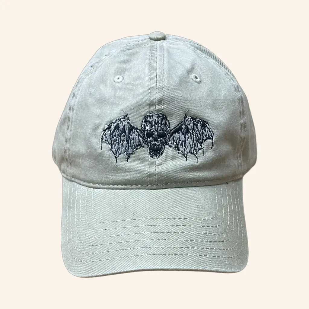 Avenged Sevenfold Merch Deathbat Embroidered Hat Best Gifts For Music Lovers -WearandDecor Avenged Sevenfold Merch Deathbat Embroidered Hat Best Gifts For Music Lovers -WearandDecor - Image 1