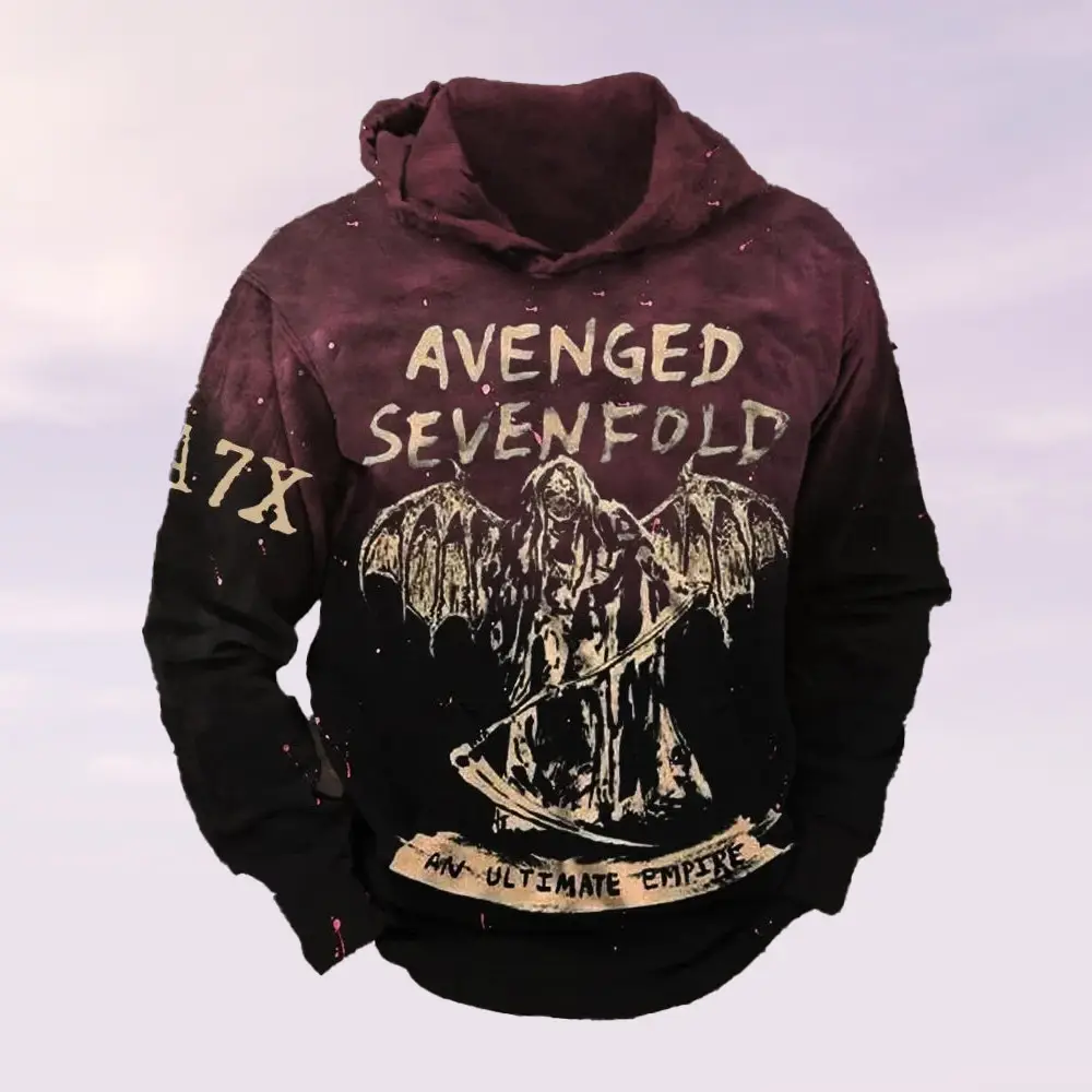 Avenged Sevenfold Merch Hoodie Avenged Sevenfold Grim Reaper Clothes Gifts For Father's Day