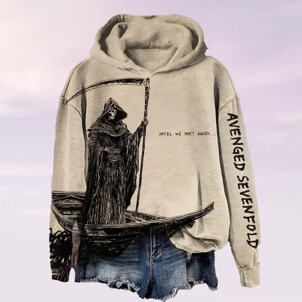 Avenged Sevenfold Merch Hoodie Avenged Sevenfold Grim Reaper Clothes Unique Father's Day Gifts