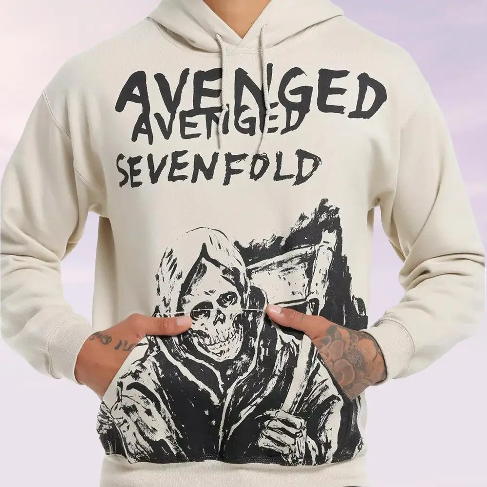 Avenged Sevenfold Merch Hoodie Grim Reaper Apparel Best Gifts For Music Lovers