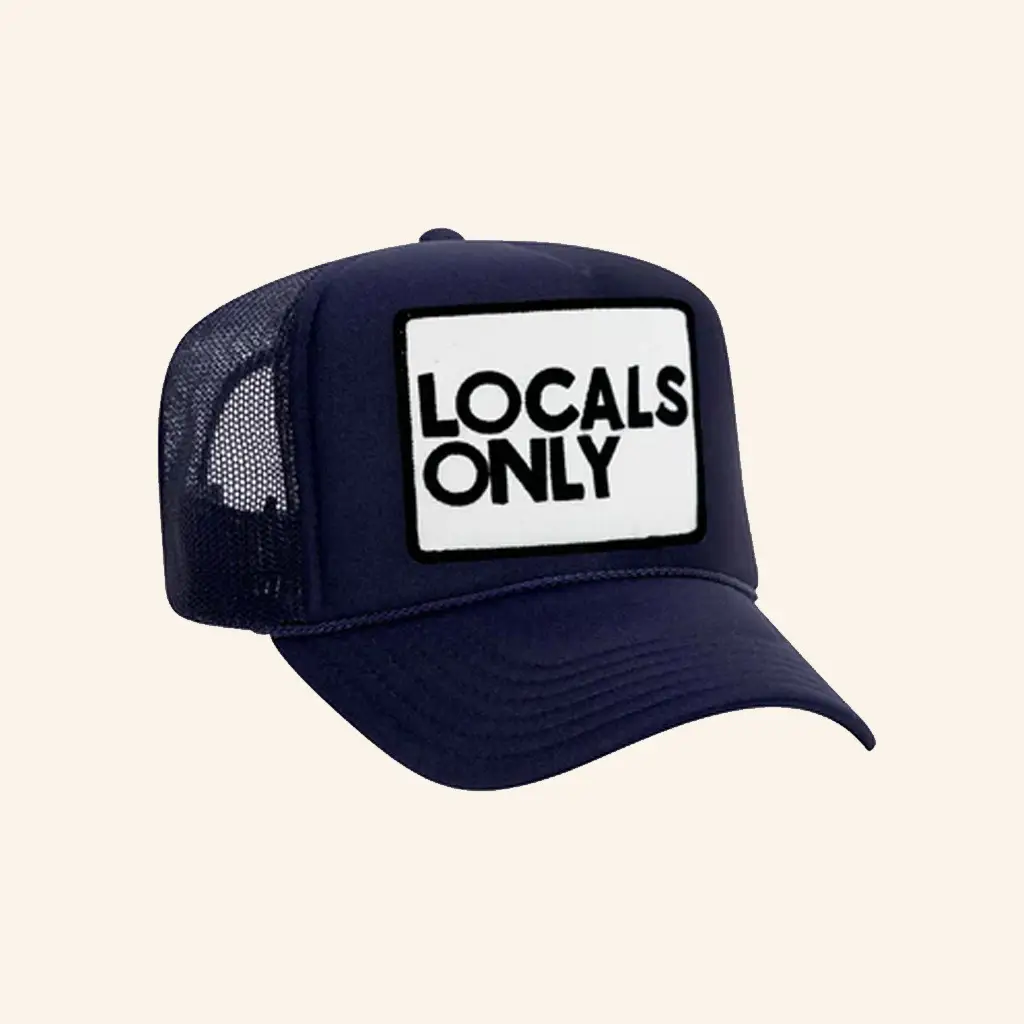 Aviator Nation Merch Locals Only Trucker Hat Birthday Ideas For Husband -WearandDecor