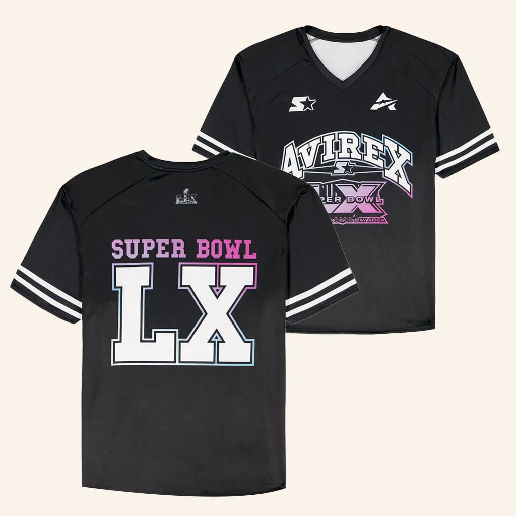 Avirex Merch Avirex X Starter Super Bowl LX Jersey Presents For Football Fans - WearandDecor