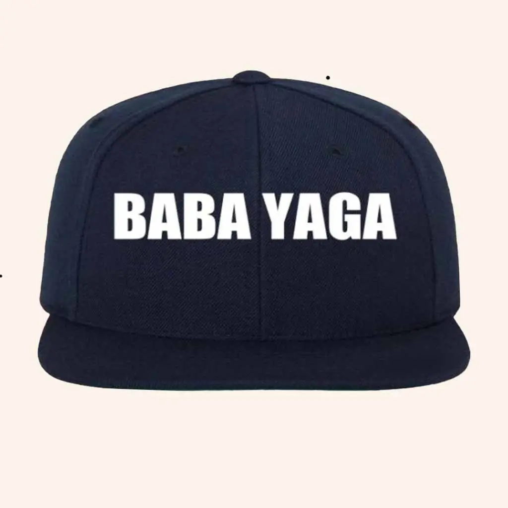 Baba Yaga Wearing Baba Yaga Snapback Hat Best Christmas Gifts For Dad -WearandDecor Baba Yaga Wearing Baba Yaga Snapback Hat Best Christmas Gifts For Dad -WearandDecor - Image 1