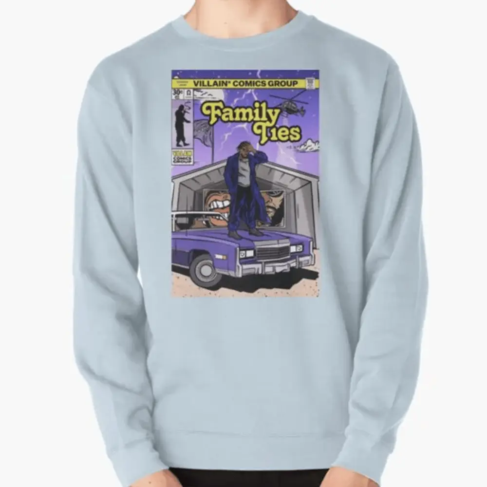 Baby Keem x Kendrick Lamar Collaboration Logo Sweatshirt Baby Keem Apparel Rap Music Fan Gift