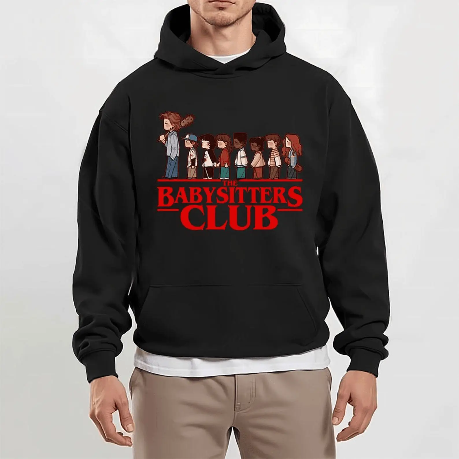 Babysitters Club Inspired Hoodie Harrington Character Design Retro TV Style Graphic Fan Gift