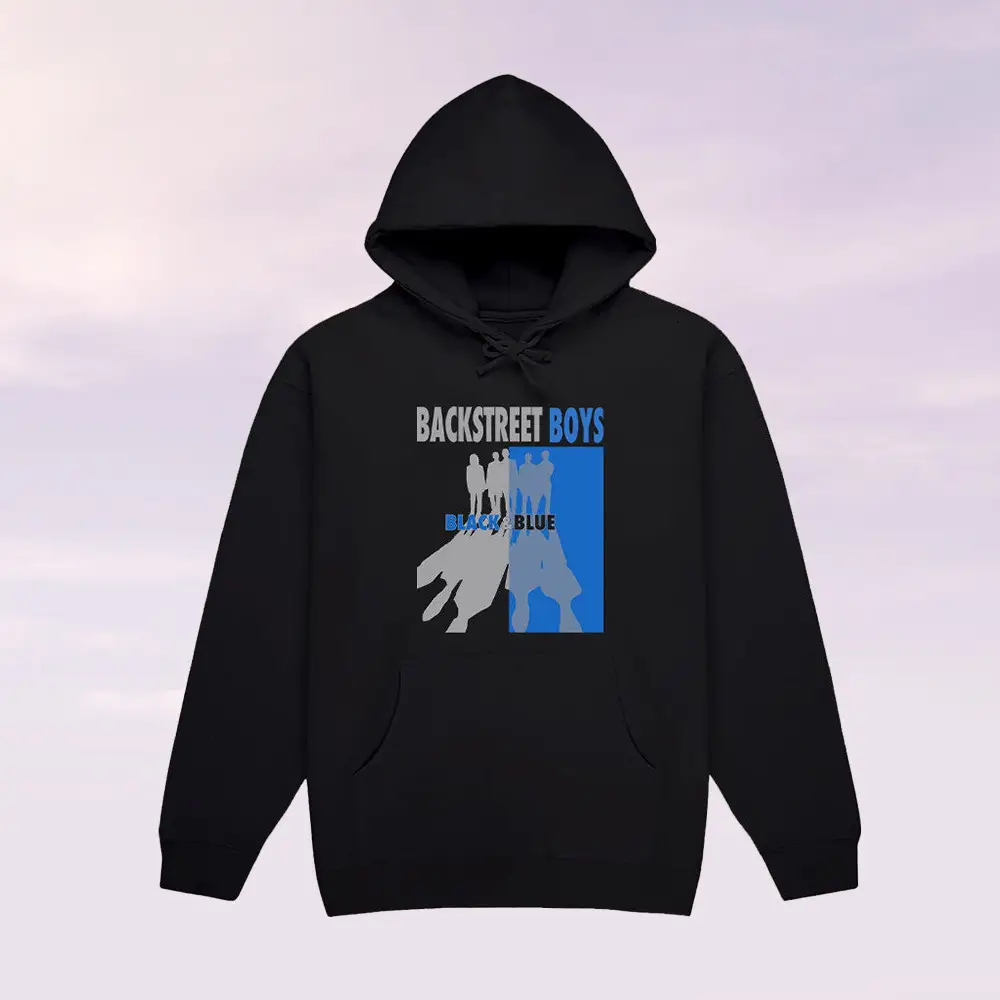 Backstreet Boys Merch Hoodie Black And Blue Silhouette Clothes Birthday Gift Ideas For Him