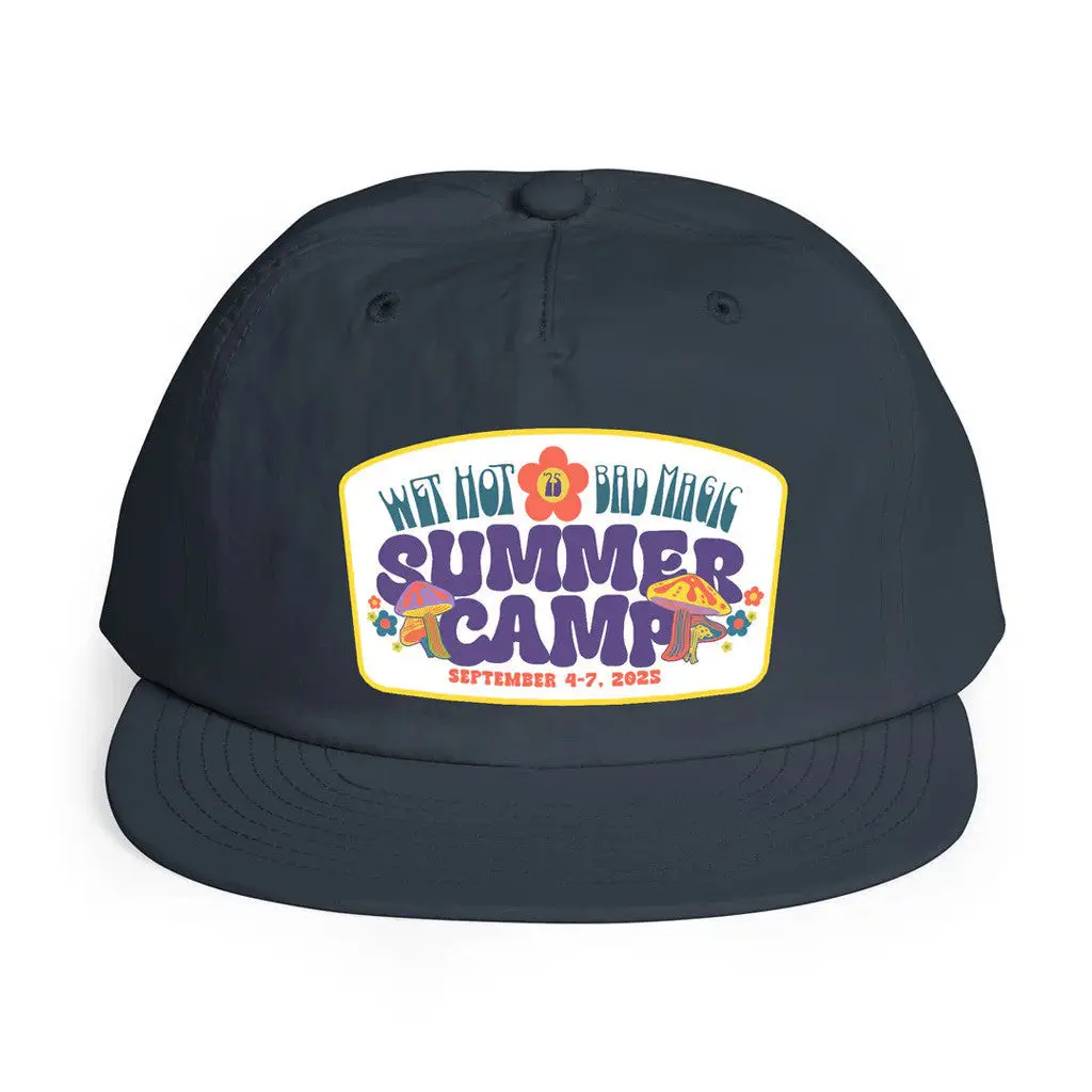 Bad Magic Merch WET HOT 2025 Snapback Hat Navy Gift Ideas For Husband -WearandDecor