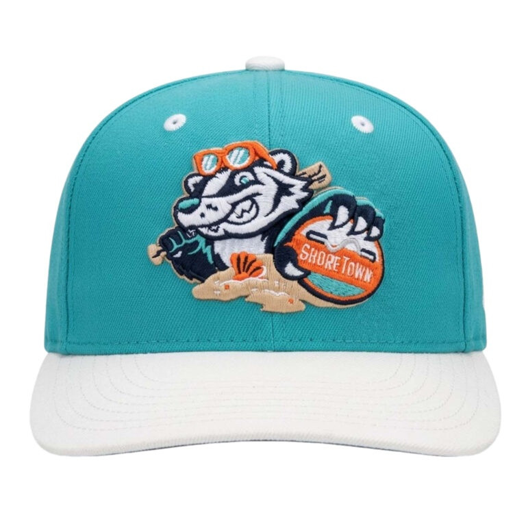 Badger With Sunglasses Shore Town Baseball Cap Animal On The Beach Merchandise