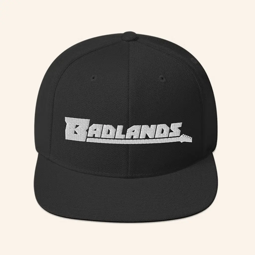 Badlands Guitar Company Merch Badlands Snapback Hat Gifts For Husband -WearandDecor