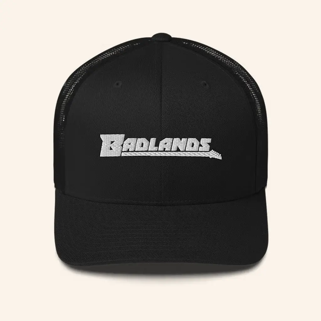 Badlands Guitar Company Merch Badlands Trucker Hat Gifts For Dad -WearandDecor Badlands Guitar Company Merch Badlands Trucker Hat Gifts For Dad -WearandDecor - Image 1