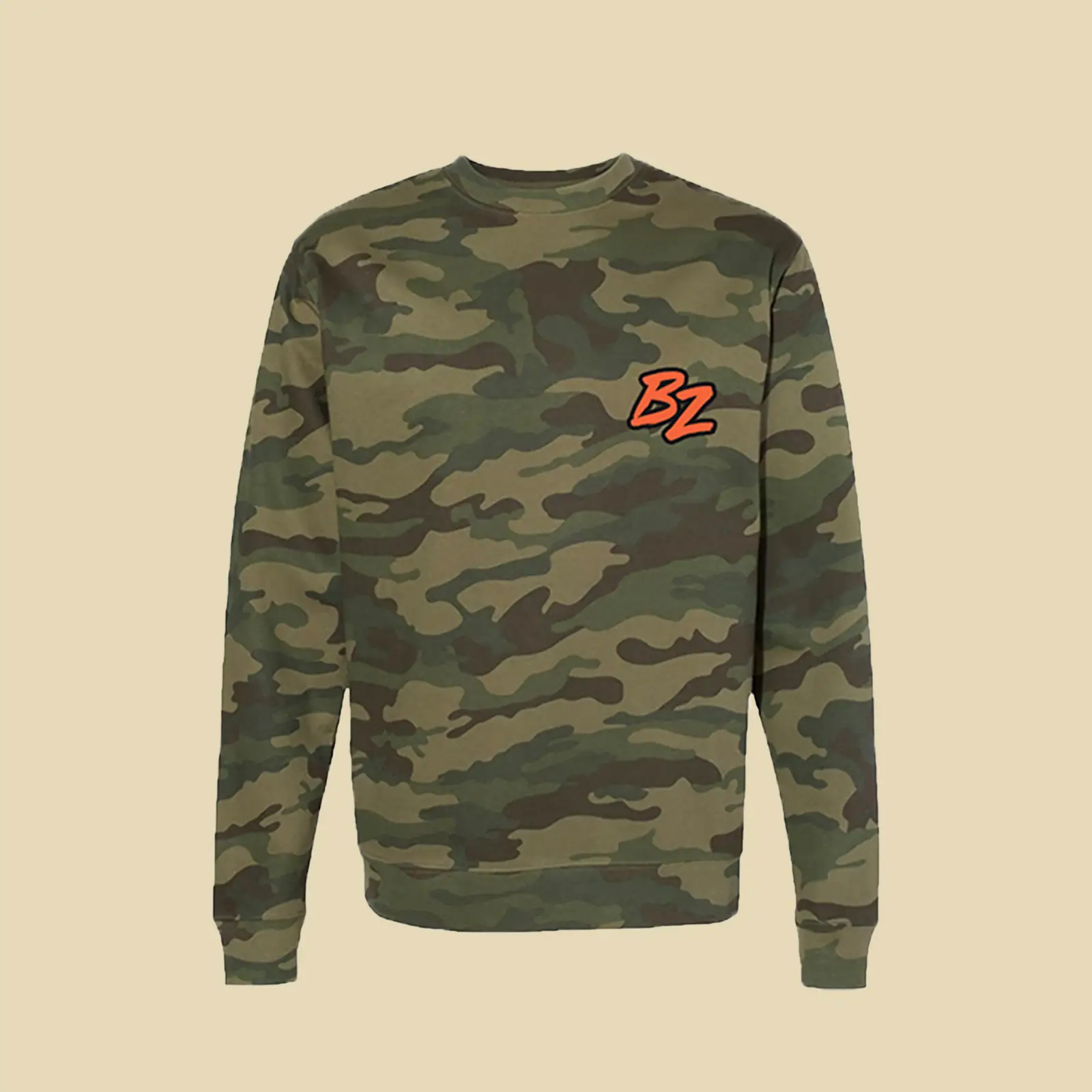 Bailey Zimmerman Merch BZ Camo Sweatshirt Country Music Fan Clothes Concert Gifts