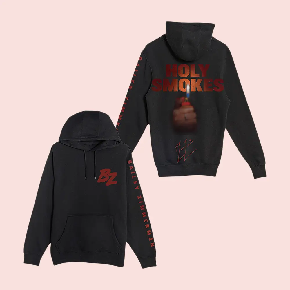 Bailey Zimmerman Merch Holy Smokes Hoodie Bailey Zimmerman Concert Merch Fan Apparel Bailey Zimmerman Merch Holy Smokes Hoodie Bailey Zimmerman Concert Merch Fan Apparel - Image 1