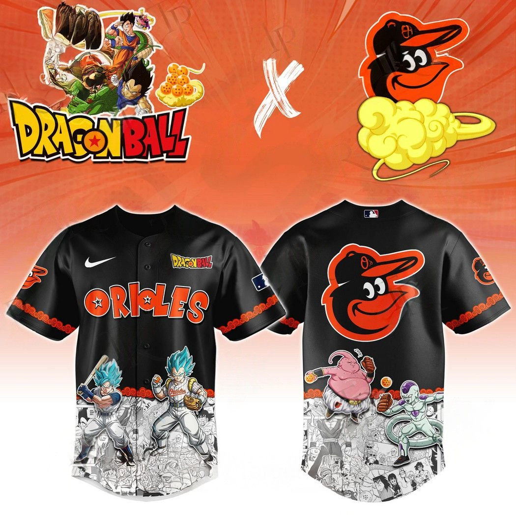 Baltimore Orioles Dragonball 2026 Special Edition Baseball Jersey Gift Ideas For Baseball Players