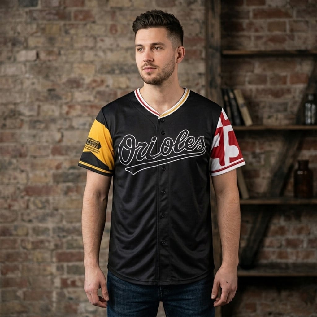 Baltimore Orioles MLB Maryland Jersey Mdot Work Zone Safety Campaign Jersey Orioles Merch 2026