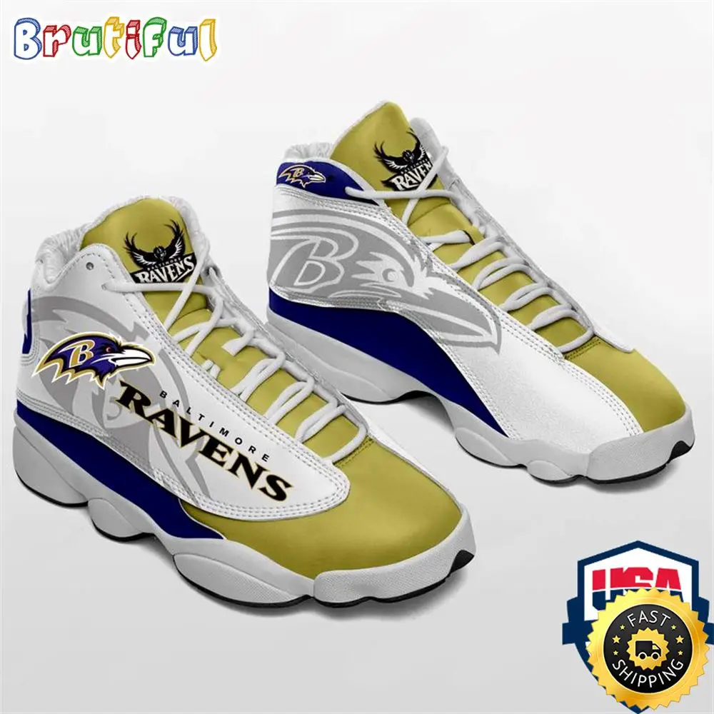 Baltimore Ravens Nfl Ver 3 Air Jordan 13 Sneaker