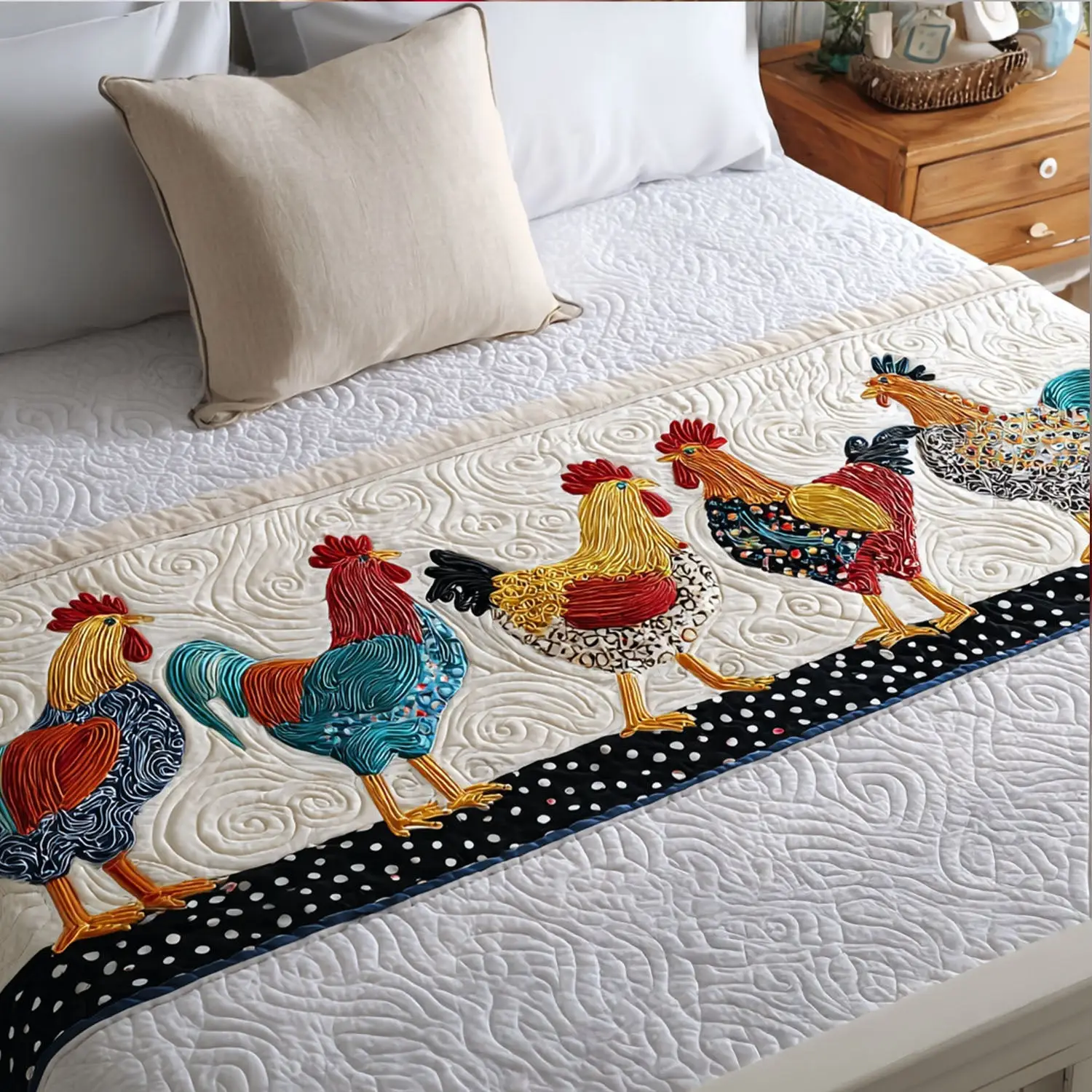 Barnyard Beauty Quilted Bed Runner Barnyard Beauty Country Gift