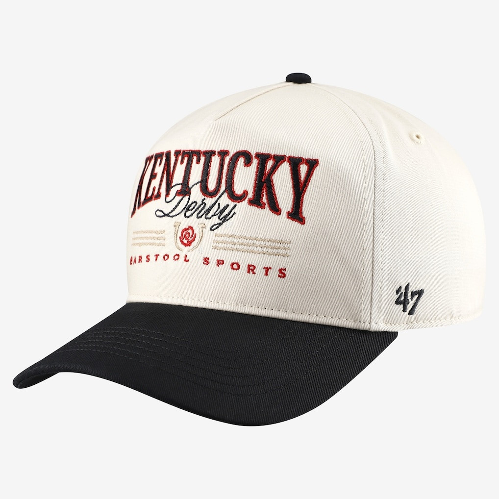 Barstool Golf X '47 Cream Kentucky Derby Hat Conference Champions Cap Gift For Kentucky Fan Barstool Golf X '47 Cream Kentucky Derby Hat Conference Champions Cap Gift For Kentucky Fan - Image 1