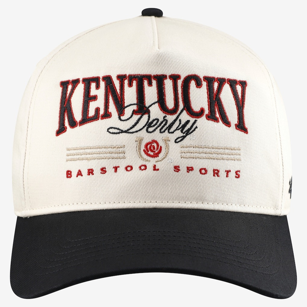 Barstool Golf X '47 Cream Kentucky Derby Hat Tradition Hitch Adjustable Cap Sport Fans Gift