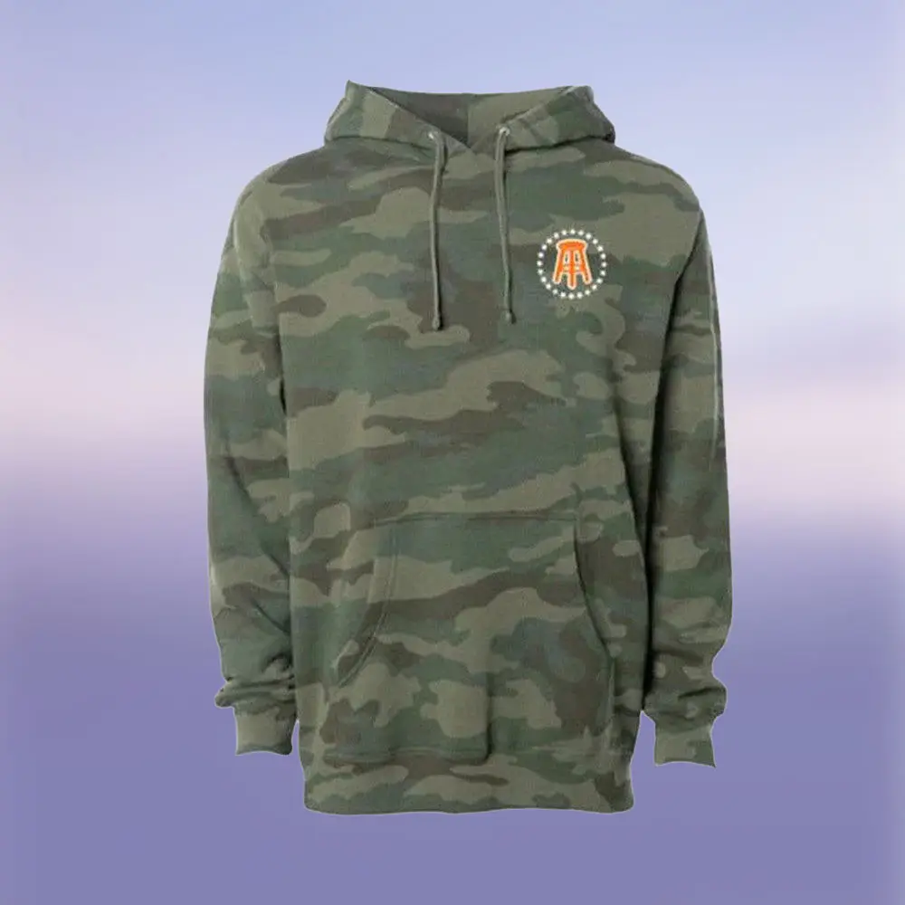 Barstool Outdoors Camo Hoodie Camouflage Graphic Print Gift for Dad