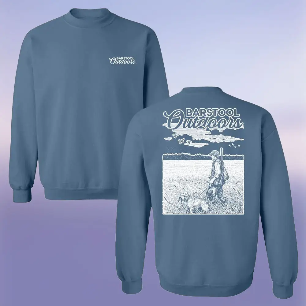 Barstool Outdoors Duck Hunt Sweatshirt Duck Hunting Graphic Western Gift Ideas